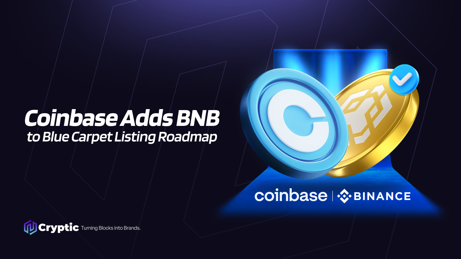 Coinbase adds BNB BNB listing roadmap