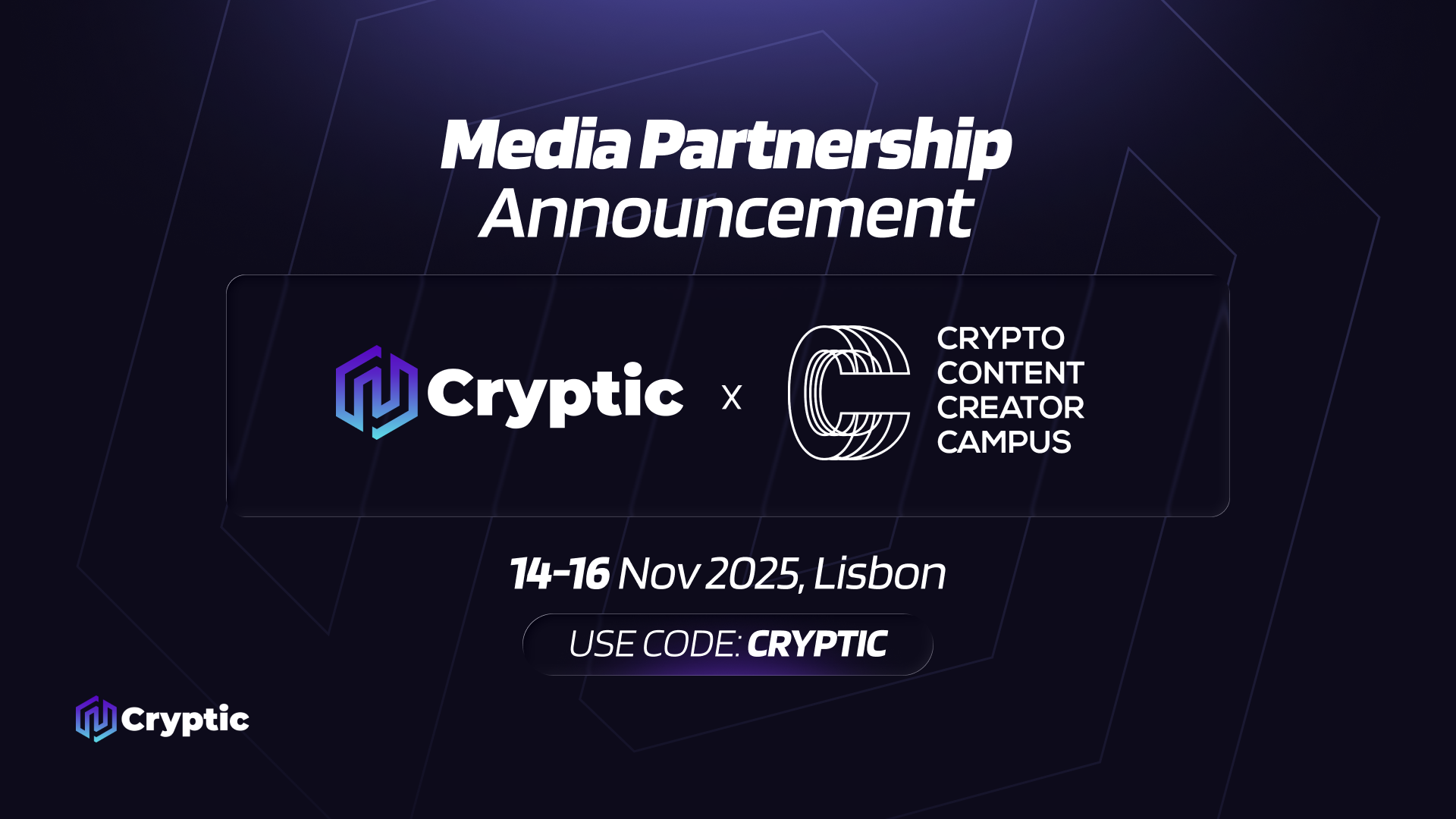 Crypto Content Creator Campus Web3 events Europe Creator economy in Web3