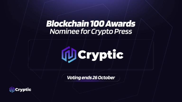 Crypto Press Binance Blockchain 100 Awards Binance Blockchain Week Web3 media recognition Crypto industry awards Cryptic Web3