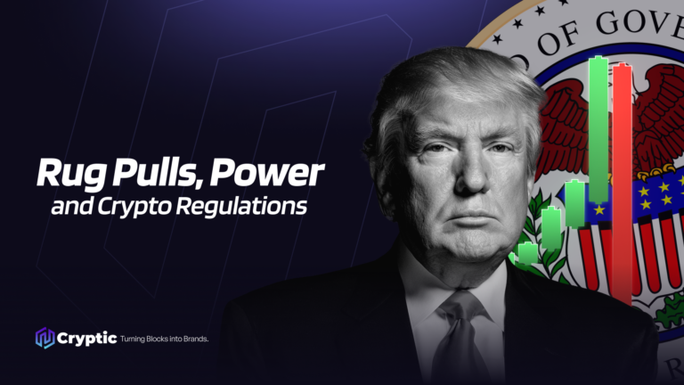 Image of Trump and the POTUS seal behind him